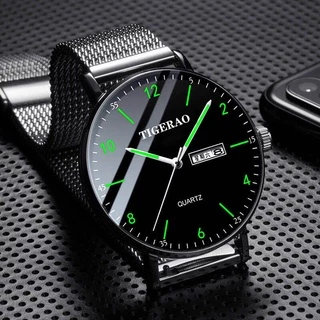 Relógio Masculino Estilo Casual Negócios Com Luminoso À Prova D'água