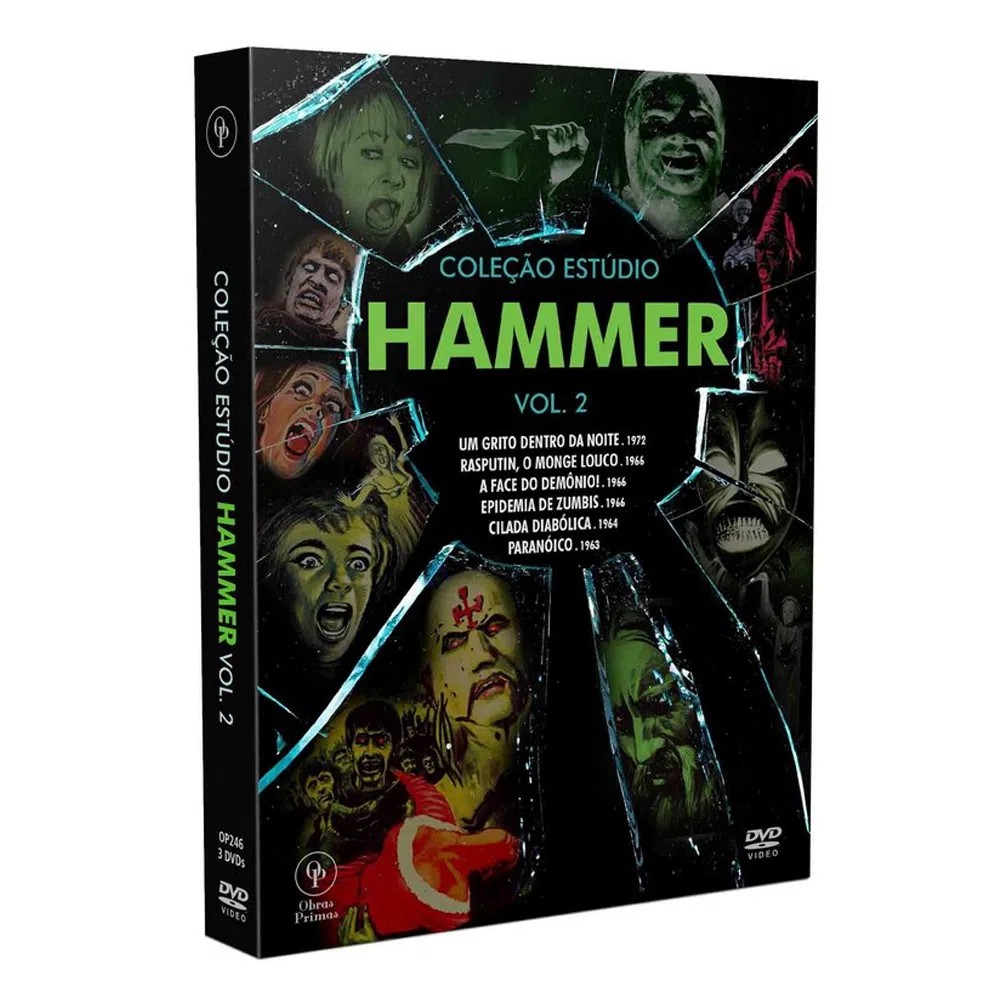 Dvd: Coleção Estúdio Hammer Vol. 2 - Com 3 Discos - Original e Lacrado