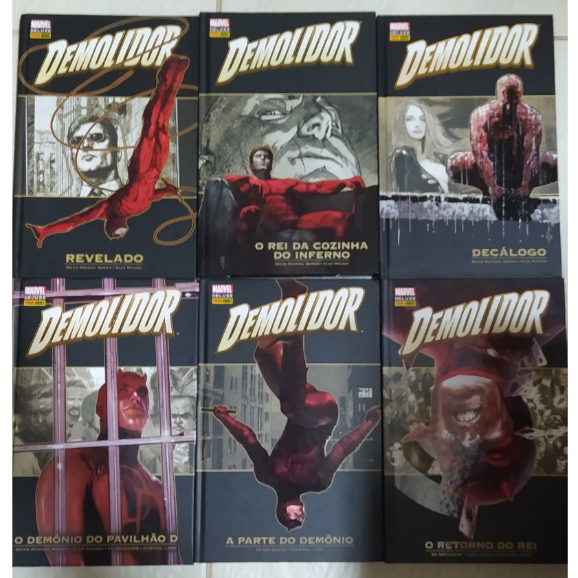 MARVEL DELUXE - DEMOLIDOR(COMPLETO)