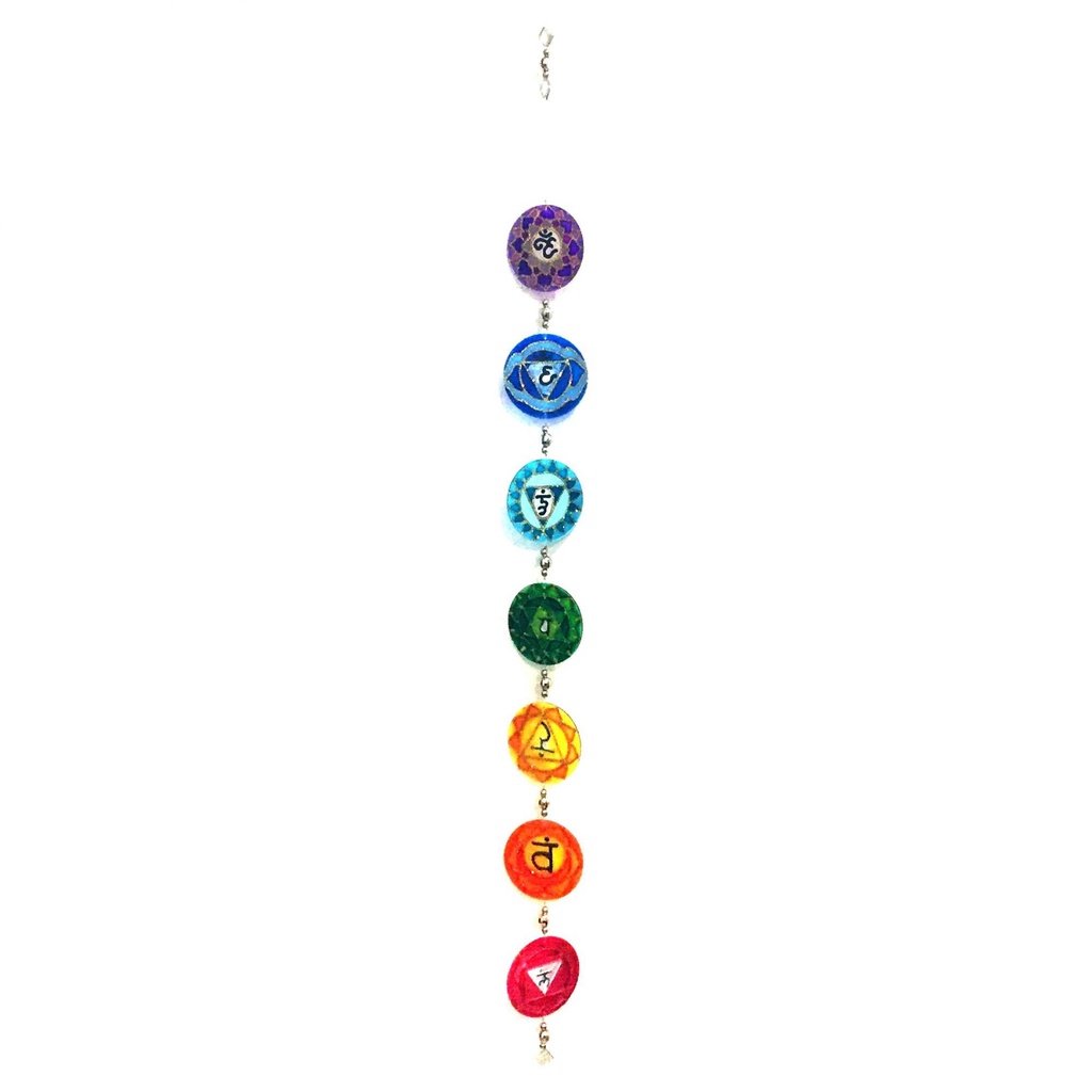 Fio de Luz dos Chakras Produtos e Artigos para Decoração dos Chacras Para Pendurar Parede ou Cortina para Atrair Boas Energias 105cm
