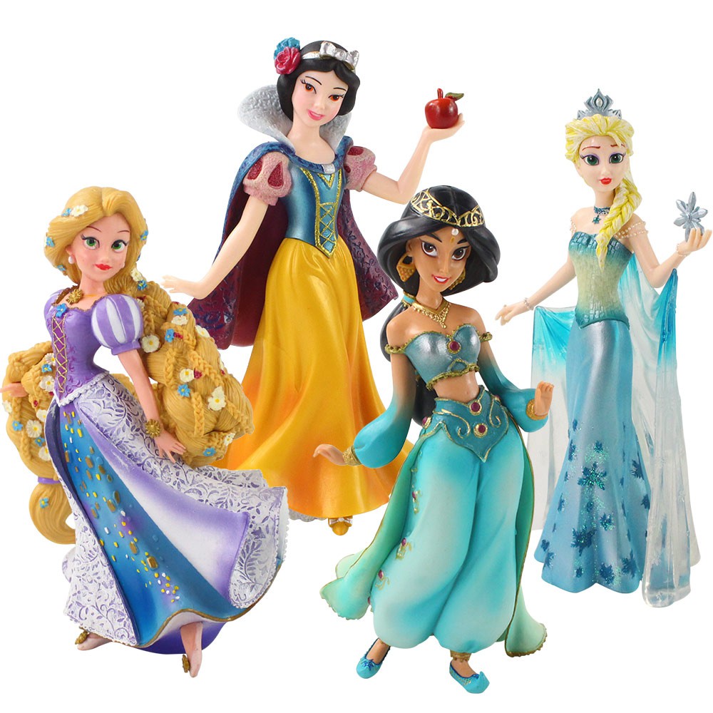 Disney Dos Desenhos Animados Princesa Branca De Neve Elsa Jasmine  Emaranhado Pvc Action Figure Modelo Brinquedos Colecionáveis Brinquedos  Para Crianças Presentes | Shopee Brasil