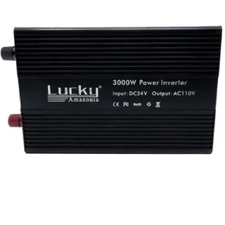Inversor Tensão Onda Modificada Transformador 3000w 24v 110v conversor energia Black