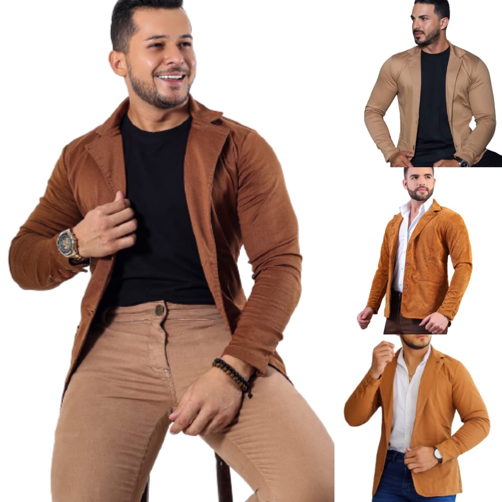 Jaqueta blazer Lisa Casaco Slim principais cores