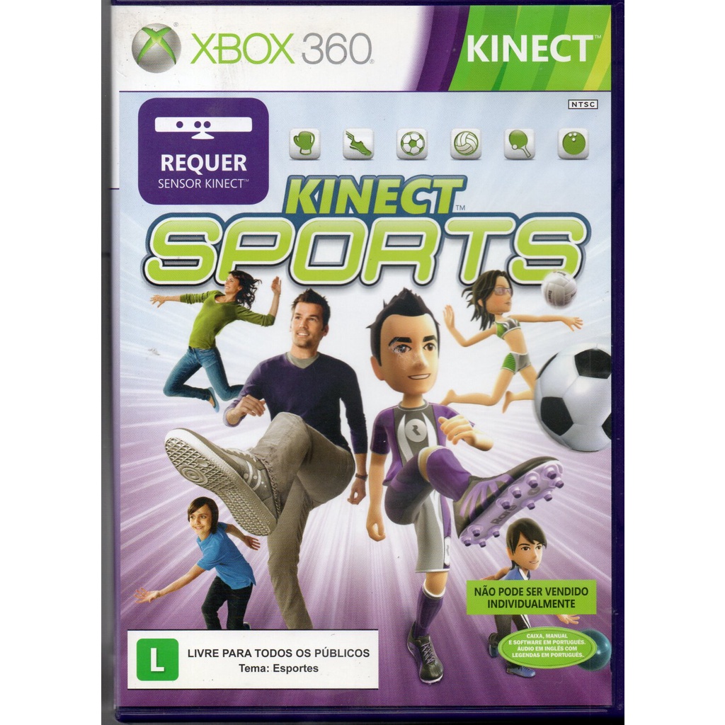 Jogo Para Xbox 360 Kinect Sports 2 Lacrado Original Ntsc