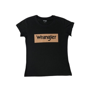 Camiseta Feminina Wrangler Preta Country REF WF8034