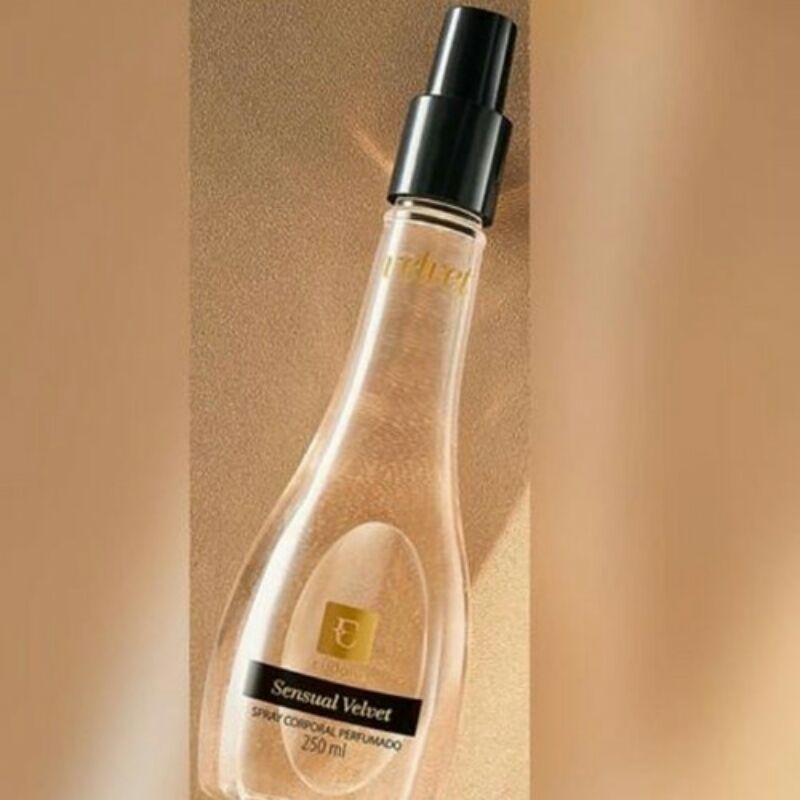 Spray Corporal Perfumado Sensual Velvet Ml Eudora Shopee Brasil