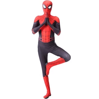 Novo Traje Homem Aranha Adulto Cosplay Fantasia Anime Miles Morales Zentai Com Máscara De Halloween