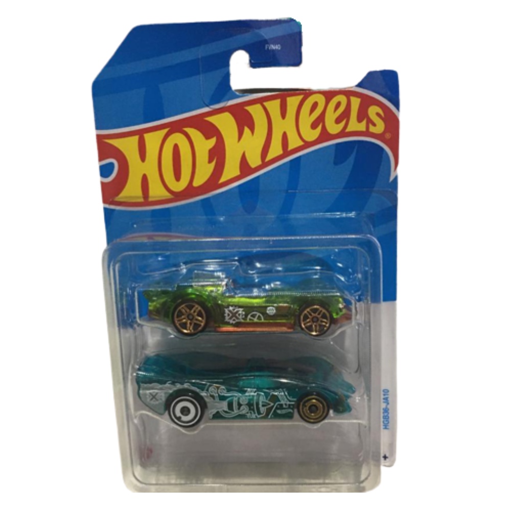 Carrinho Hot Wheels Die Cast FVN40 Sortido - 3 Embalagens com 2 Peças cada