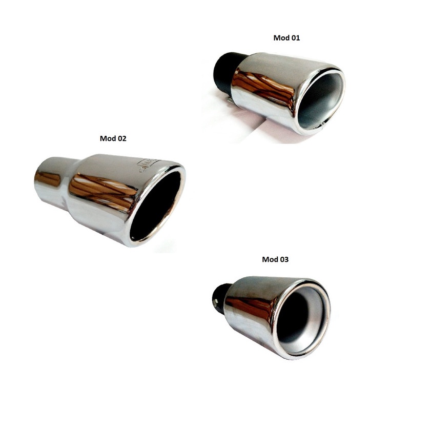 Ponteira Escapamento Cromada Duster s03