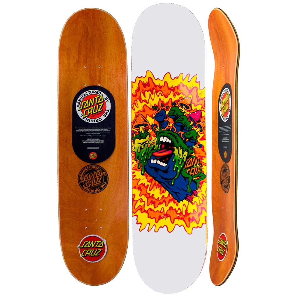 Shape Skate Santa Cruz Tecnologia Powerlyte Tamanho 8.0 FiberGlass