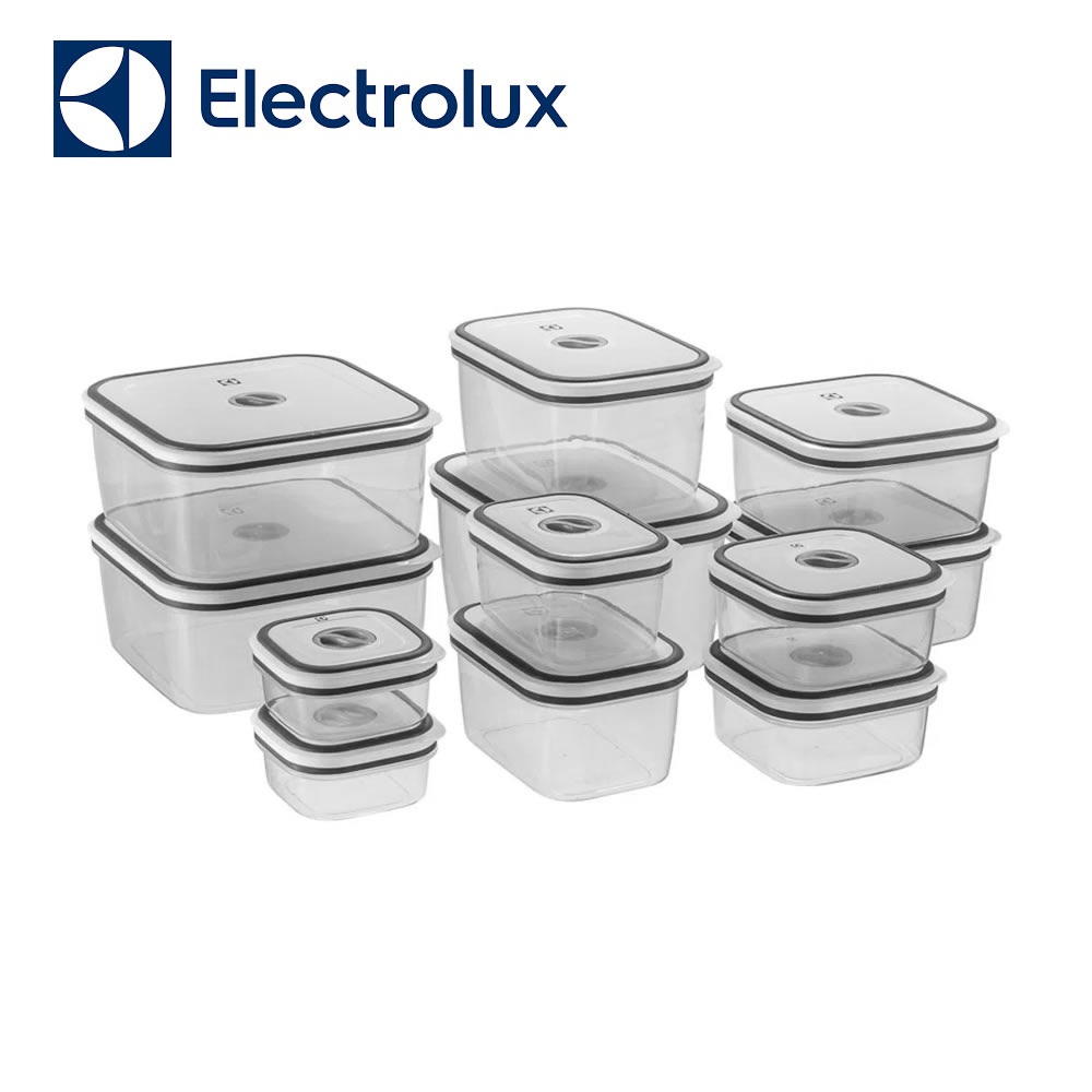 Kit Potes Plastico Hermeticos Electrolux 12 Pecas