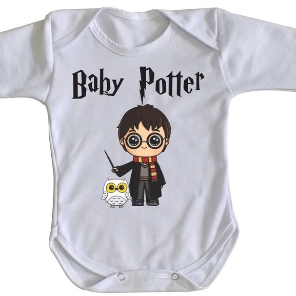 Body Bebe Personalizado Accio Expecto Mandrake Harry Potter - BorizinhoBaby  - Body para Bebês - Magazine Luiza