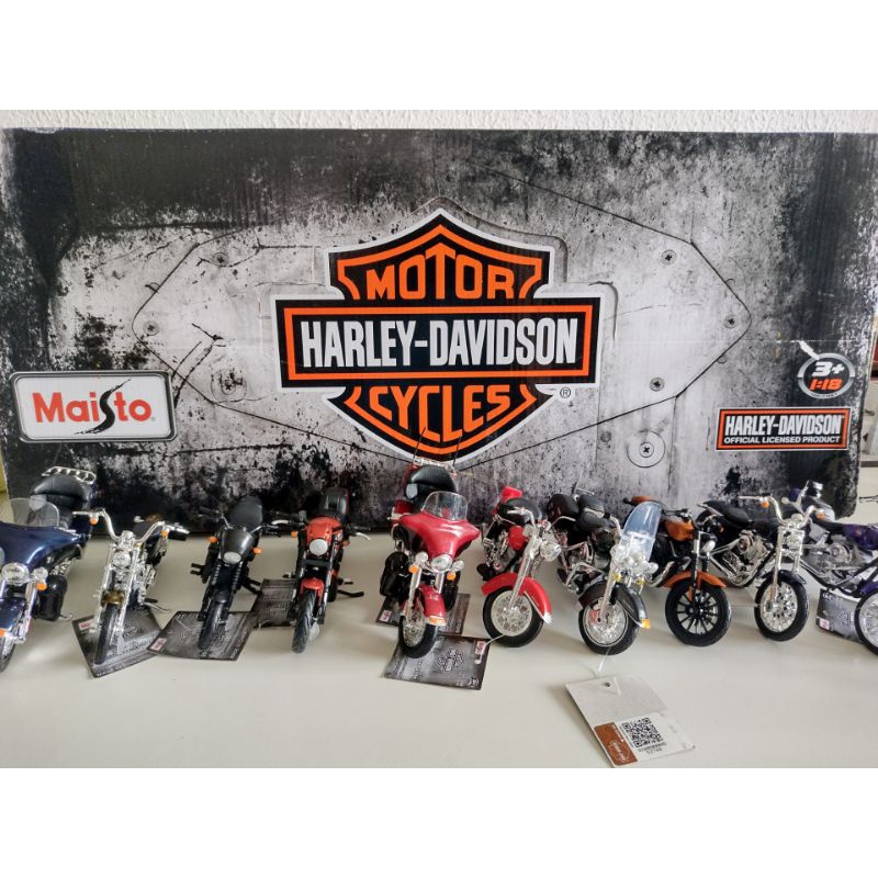Miniatura Moto Harley Davidson 1:18