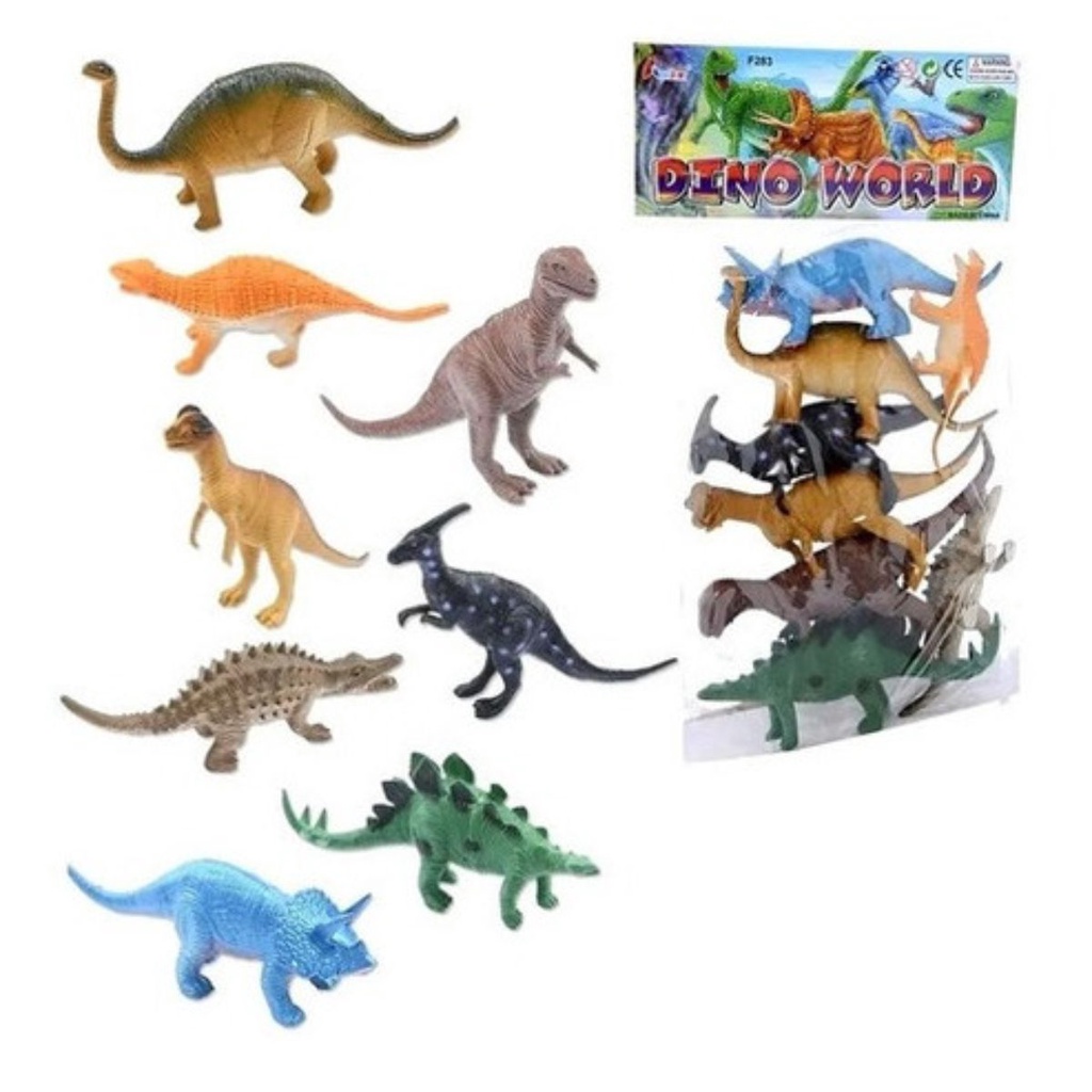 Dinossauro De Brinquedo Kit Coleção Miniatura De Borracha - FUN GAME -  Bonecos - Magazine Luiza