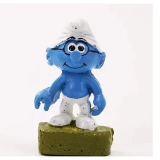 Enfeite De Resina Para Aquário Smurfs