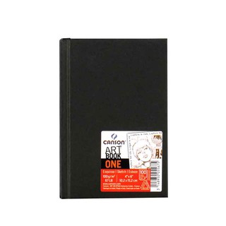 Art book ONE sketchbook A4 100g/m2 80 pages spiral bound, Paper & Board