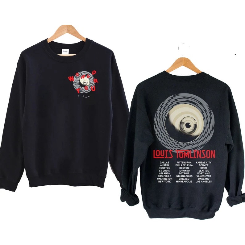 Louis Tomlinson World Tour Swirly Eye 2022 logo T-shirt, hoodie, sweater,  longsleeve and V-neck T-shirt