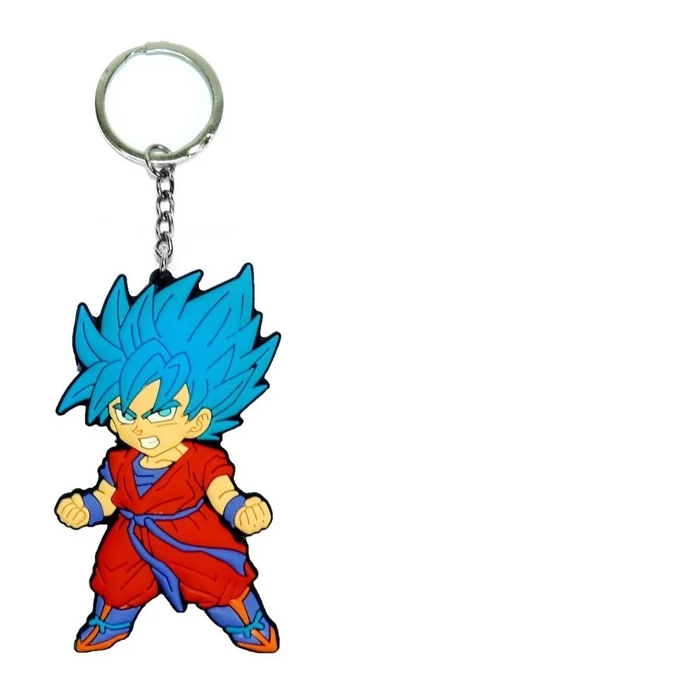 Boneco goku super saiyajin blue resina 16cm artesanal