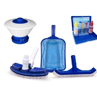 Kit Limpeza Inflavel Intex Aspirador Peneira Escova Piscina
