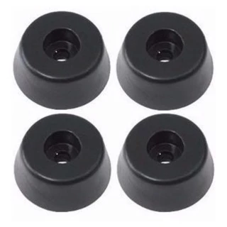 Kit Com 8 Pé Grande De Borracha Pvc Para Caixa De Som
