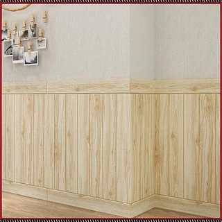 Novo design Autocolante Papel De Parede De Grãos De Madeira Espuma À Prova D'água Decoração pelekat dinding ​ kertas bata batu