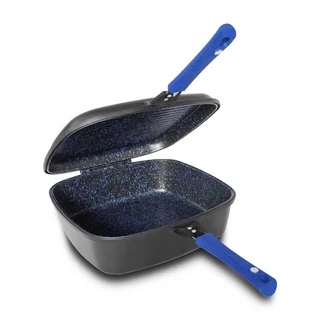 Panela Double Pan Ichef Polishop Shark Series | Azul