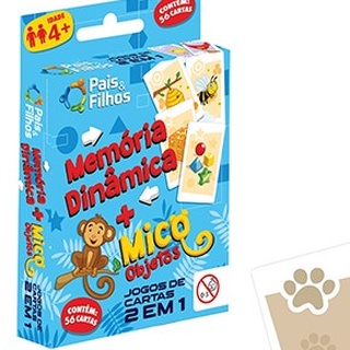 Kit De Jogos De Cartas Educativos Para Crianças Jogo Da Memória , Uno ,  Mico E Rouba Monte Baralho Infantil