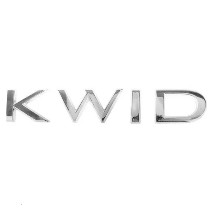 Emblema Letreiro Renault Kwid Cromado