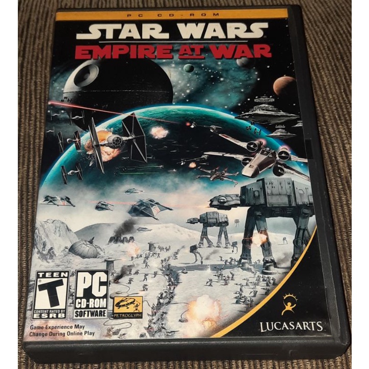 Pc Cd rom Star Wars Empire At War originais 284 | Shopee Brasil