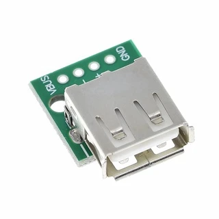 Conector Usb Fêmea 2.0 Pcb Protótipo para projetos