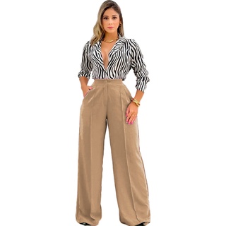 Calça NSTORE Pantalona Wide Leg Social Alfaiataria Solta Pink - Compre  Agora