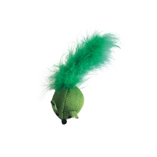 Brinquedo P/ Gato Ratinho com Penas Cores Variadas