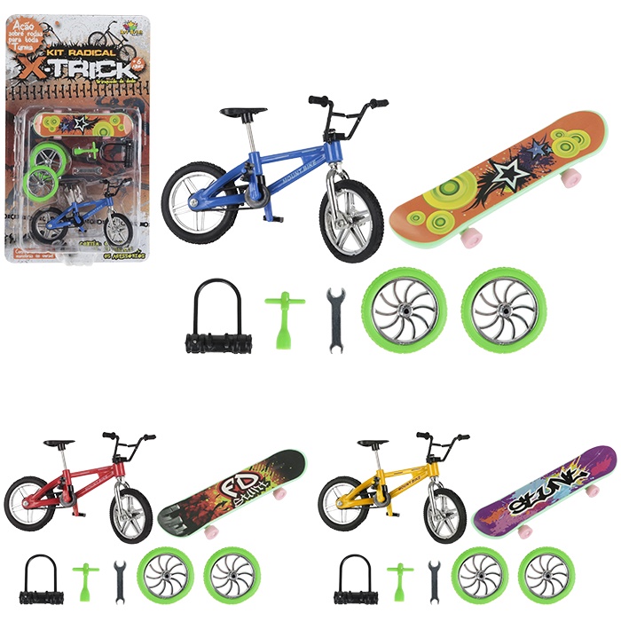 Totority 3 Conjuntos De Mini Estatueta De Bicicleta De Dedo Brinquedos Para  Animais De Estimação Bmx Bicicletas De Dedo Jogo De Bicicleta Mini