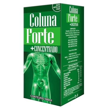 Suplemento Líquido para Coluna [ Coluna + Forte ] 100% Natural | Shopee ...