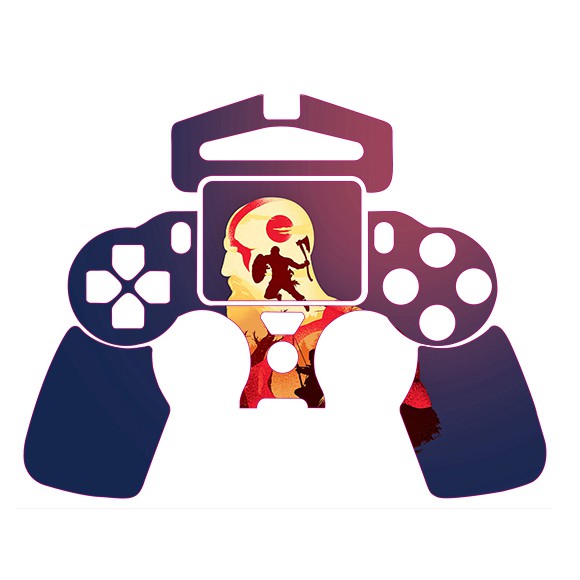 Skin Adesiva Controle PS4 - God of War 4 (o par)