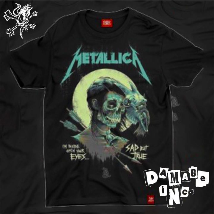 Camiseta Metallica Sad But True Tamanho G2