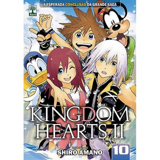 Kingdom Hearts 2 volume 10 - Editora Abril (mangá usado)