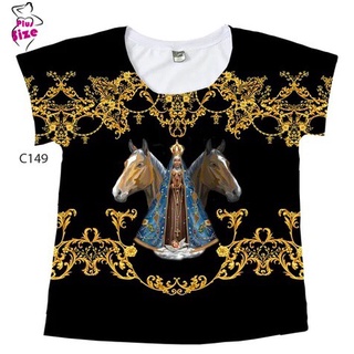 Blusa Feminina Plus Size Cavalo Aparecida Country C149