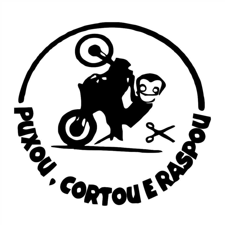 adesivo para moto grau puxou cortou raspou personalizado