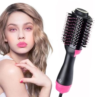 Escova 3 Em 1 Secador De Cabelo Estilor De Sopro Mulher De Ar Quente