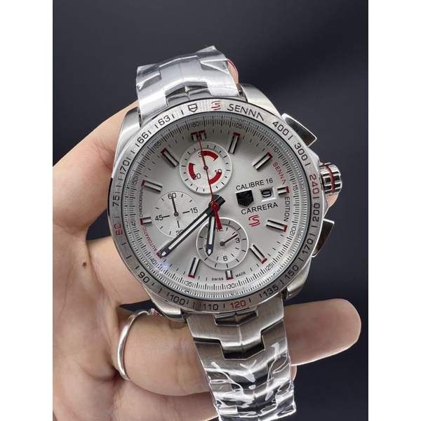 Rel gio T Ghau R Modelo carrera Calibre 6 Fundo branco com