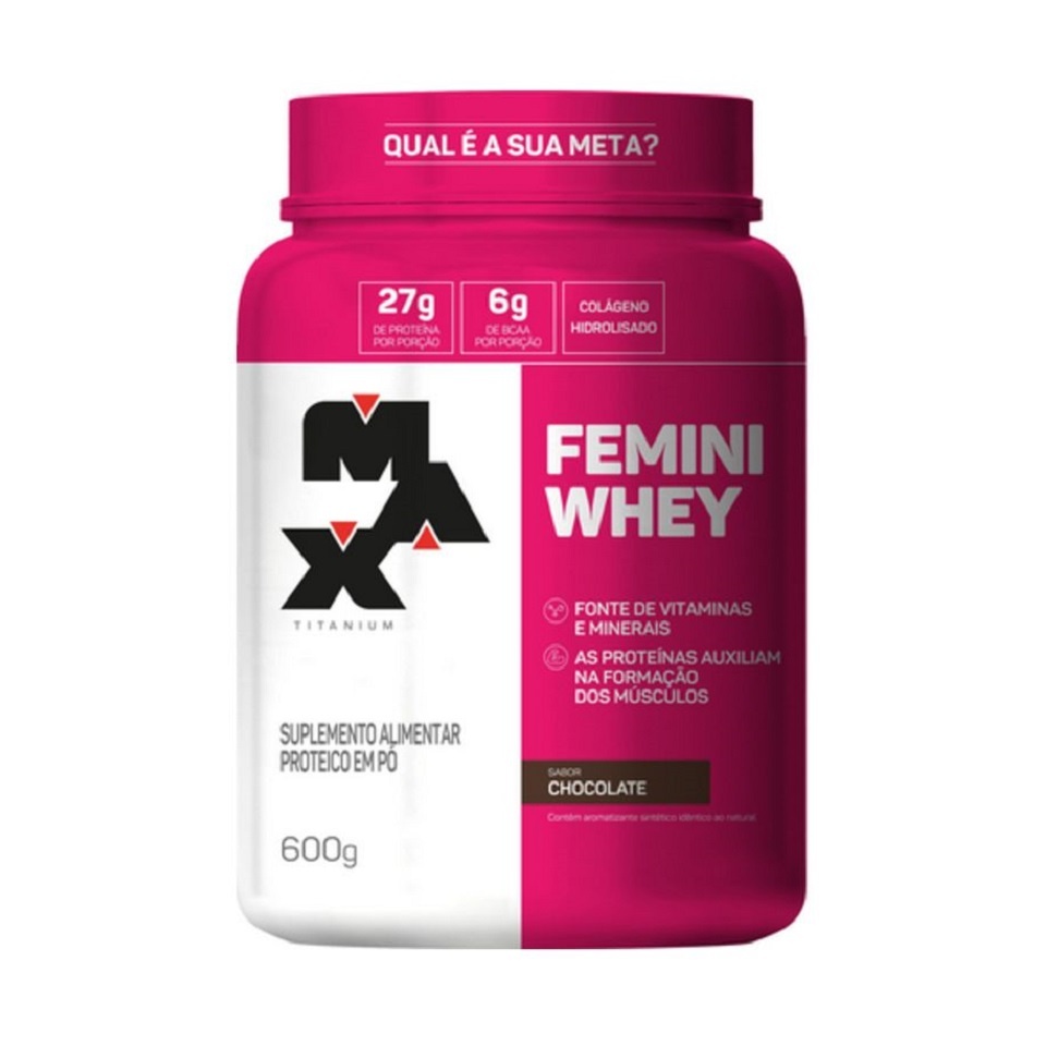 Whey Femini 600g- Max Titanium Original