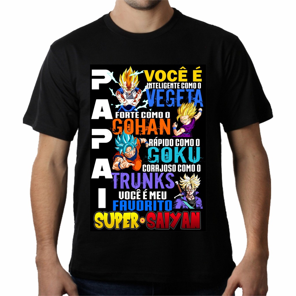 Camiseta Camisa Goku Deus Super Saiyajin Vermelho Dragon