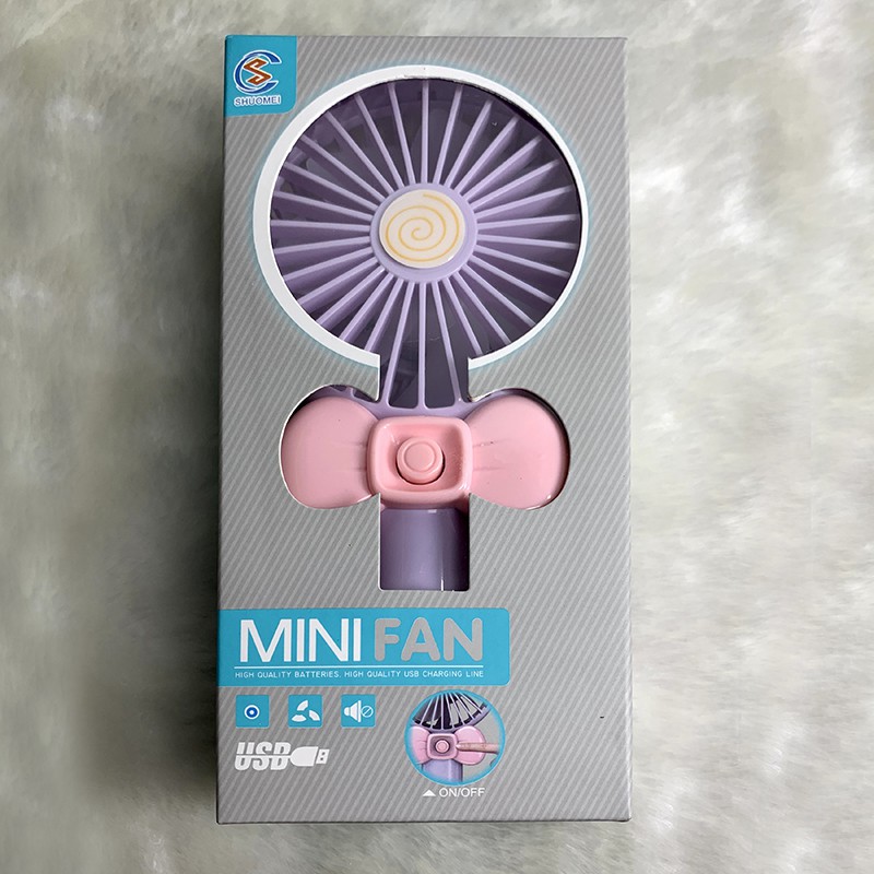 mini ventilador portátil de mão pequeno para maquiagem