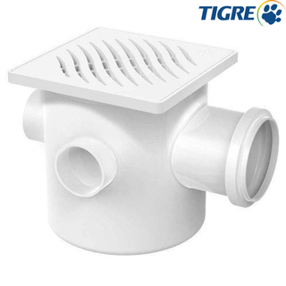 Caixa Sifonada Pvc 100x100x50mm Quadrada - Tigre