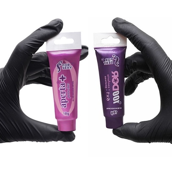 Gel Excitante APERTA MAIS + Gel Sexo Anal 100 DOR Anestésico Extra Forte - SEX SHOP Produtos Eróticos