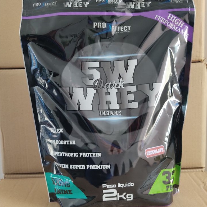 Suplemento Whey Protein 5w Dark Insane 2kg Shopee Brasil