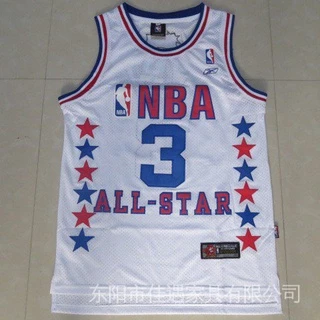 Camisa oC4B Nba All Stars no . 3 Iverson Esportiva Branca NCAA University