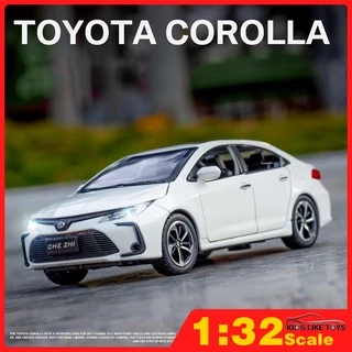 KLT 1:32 Toyota Corolla modelo de carro de metal fundido para crianças brinquedos meninos carros