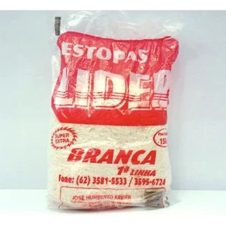 Estopa Para Polimento 150g Extra Macia 100% Algodao 1* linha